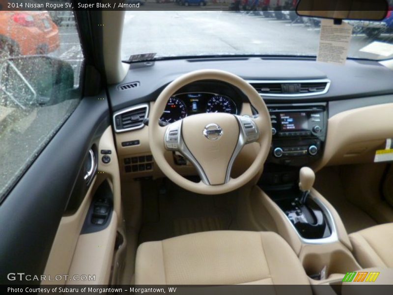 Dashboard of 2014 Rogue SV