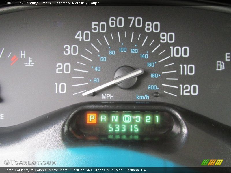 Cashmere Metallic / Taupe 2004 Buick Century Custom