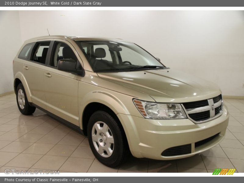 White Gold / Dark Slate Gray 2010 Dodge Journey SE
