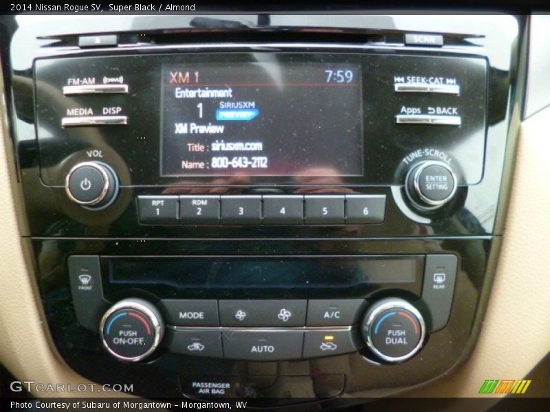 Controls of 2014 Rogue SV