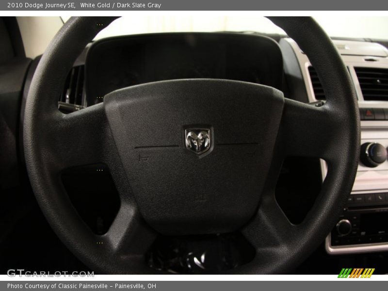 White Gold / Dark Slate Gray 2010 Dodge Journey SE