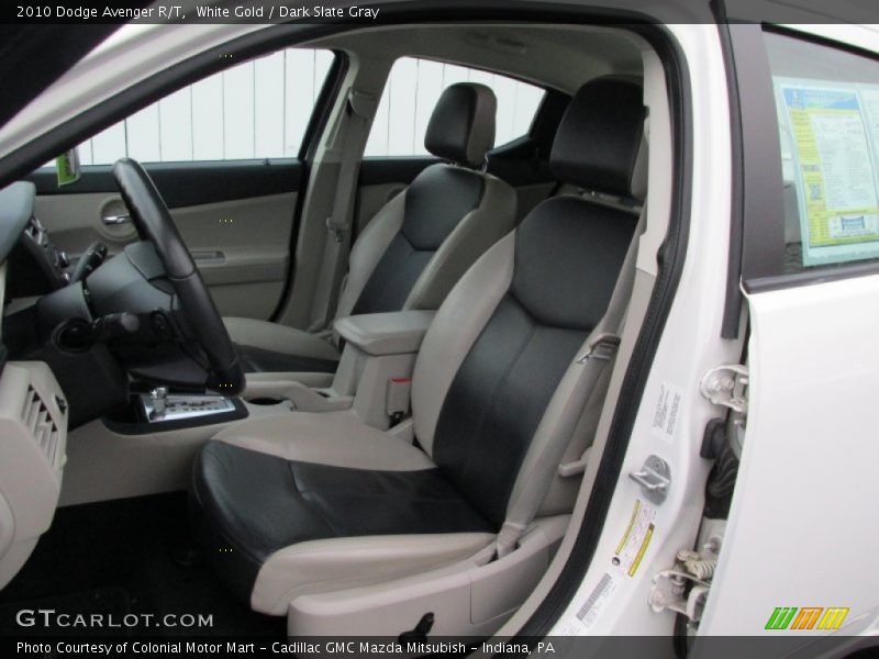 White Gold / Dark Slate Gray 2010 Dodge Avenger R/T