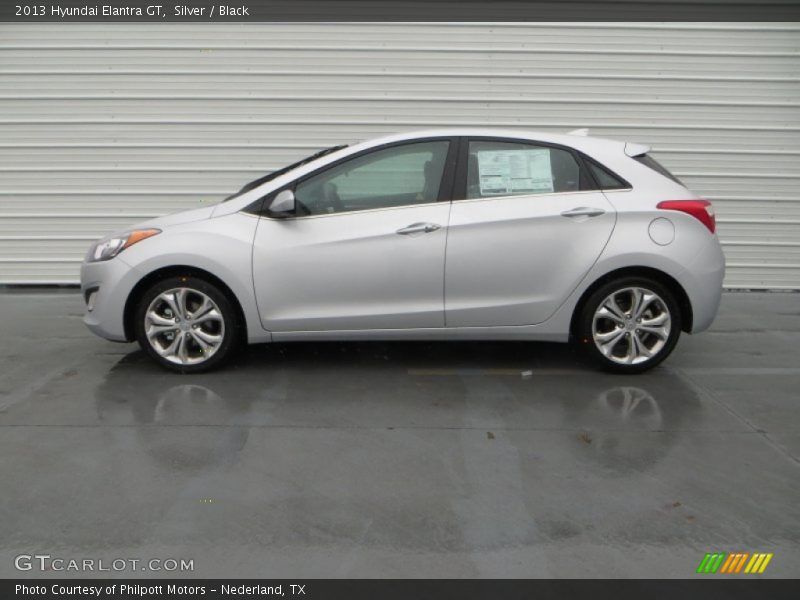 Silver / Black 2013 Hyundai Elantra GT