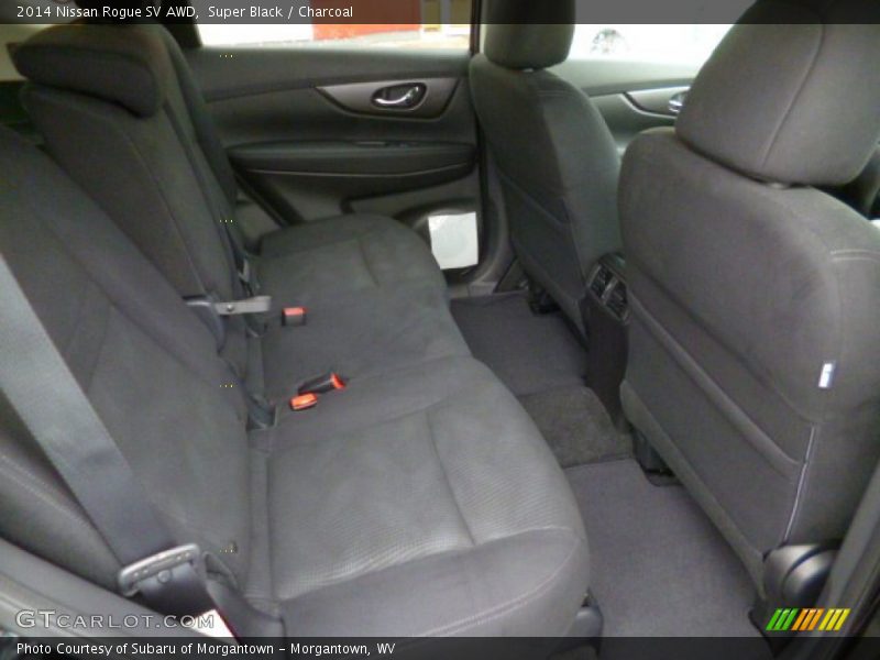 Rear Seat of 2014 Rogue SV AWD