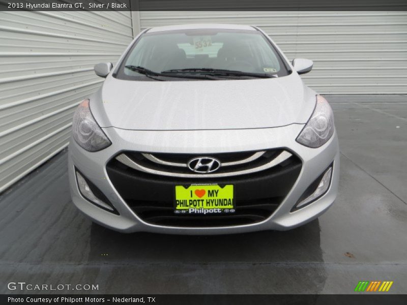 Silver / Black 2013 Hyundai Elantra GT