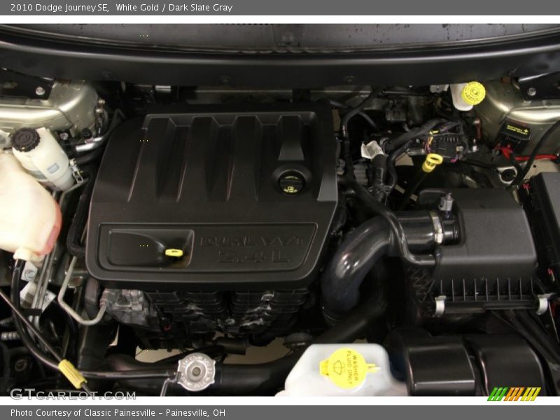 White Gold / Dark Slate Gray 2010 Dodge Journey SE