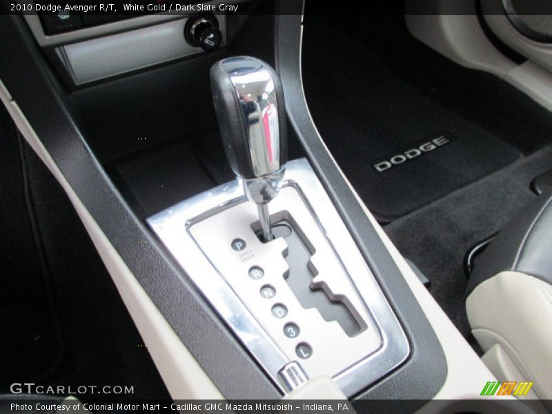White Gold / Dark Slate Gray 2010 Dodge Avenger R/T