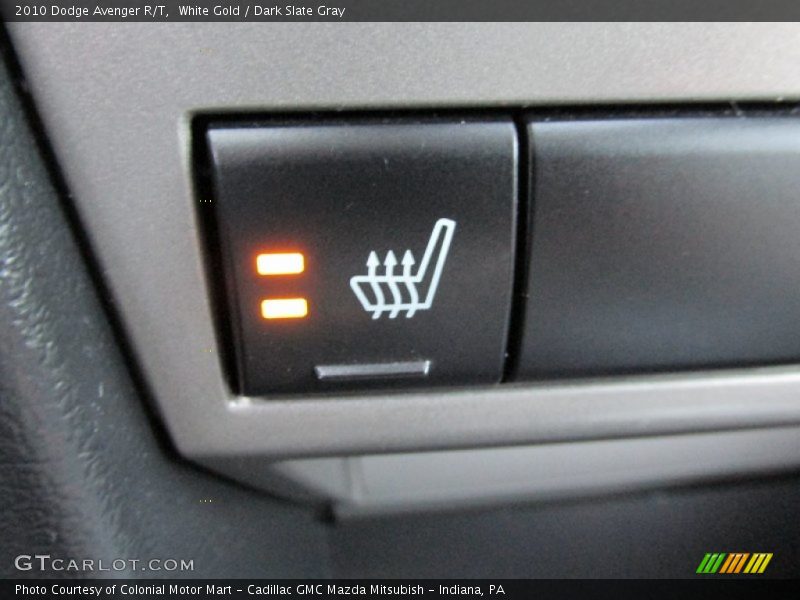 White Gold / Dark Slate Gray 2010 Dodge Avenger R/T