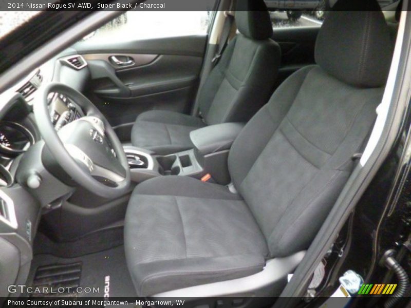 Front Seat of 2014 Rogue SV AWD
