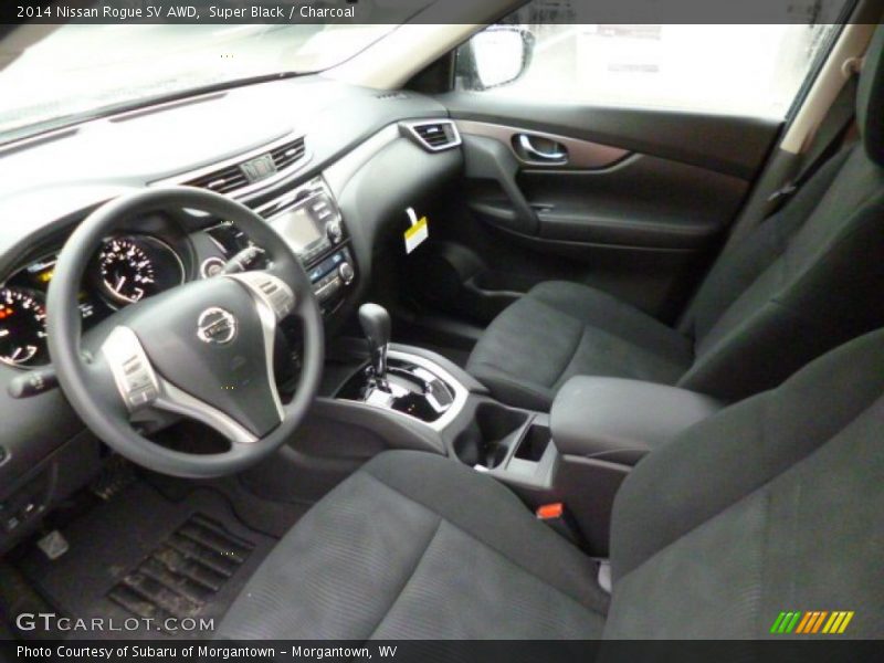 Charcoal Interior - 2014 Rogue SV AWD 