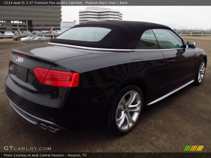 Phantom Black Pearl / Black 2014 Audi S5 3.0T Premium Plus quattro Cabriolet