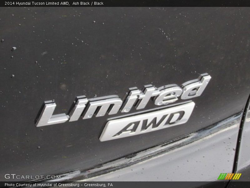 Ash Black / Black 2014 Hyundai Tucson Limited AWD