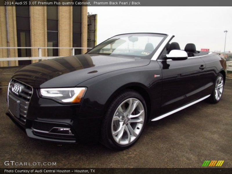 Phantom Black Pearl / Black 2014 Audi S5 3.0T Premium Plus quattro Cabriolet