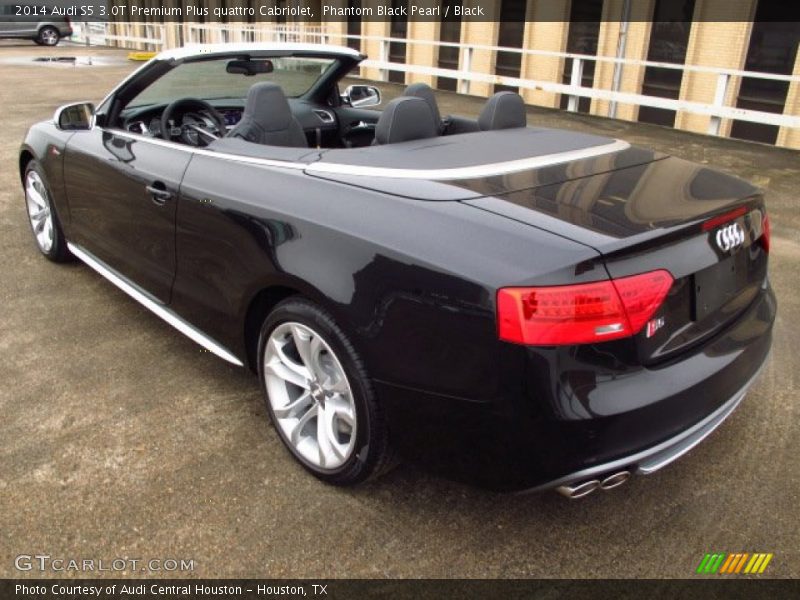 Phantom Black Pearl / Black 2014 Audi S5 3.0T Premium Plus quattro Cabriolet