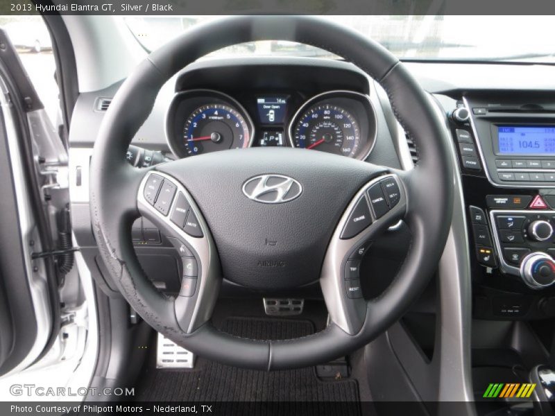 Silver / Black 2013 Hyundai Elantra GT