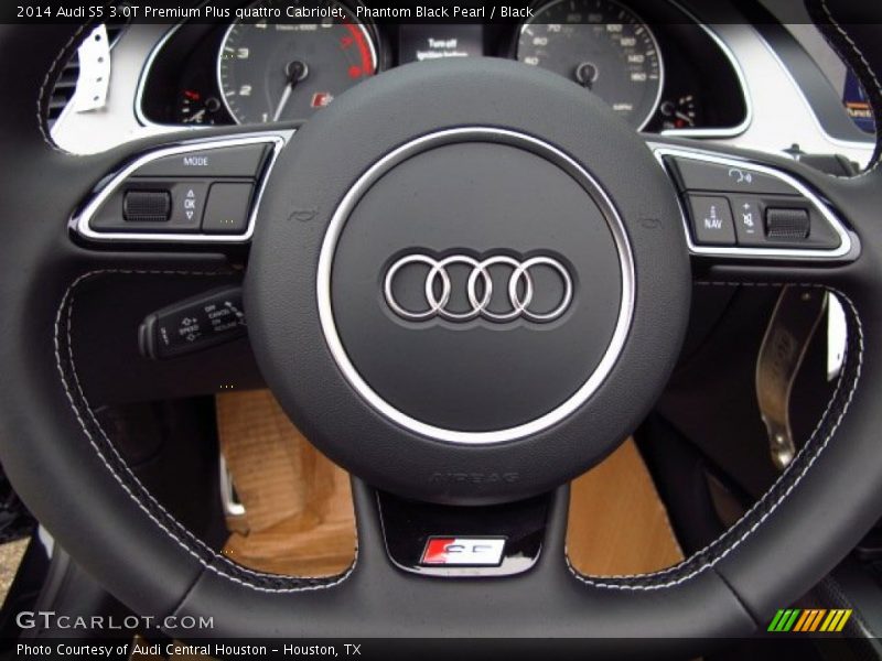 Phantom Black Pearl / Black 2014 Audi S5 3.0T Premium Plus quattro Cabriolet