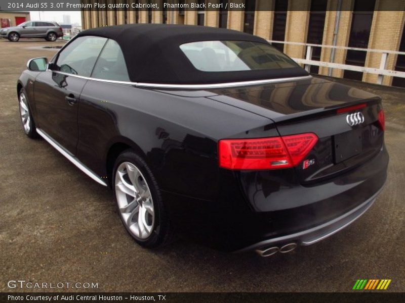 Phantom Black Pearl / Black 2014 Audi S5 3.0T Premium Plus quattro Cabriolet