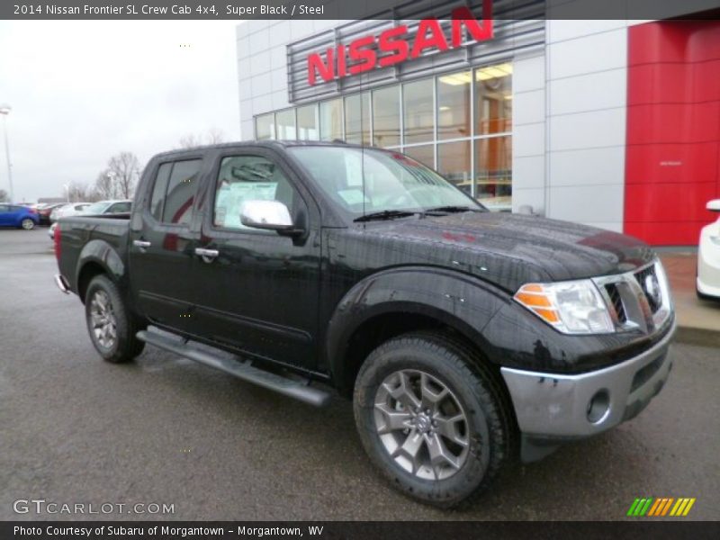 Super Black / Steel 2014 Nissan Frontier SL Crew Cab 4x4