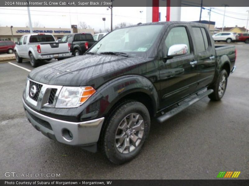 Super Black / Steel 2014 Nissan Frontier SL Crew Cab 4x4