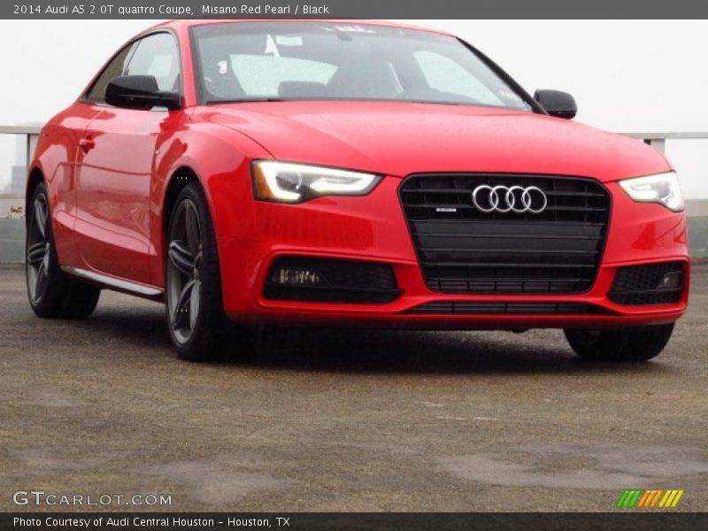Misano Red Pearl / Black 2014 Audi A5 2.0T quattro Coupe