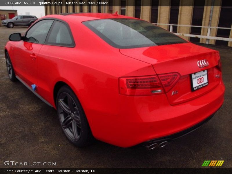 Misano Red Pearl / Black 2014 Audi A5 2.0T quattro Coupe