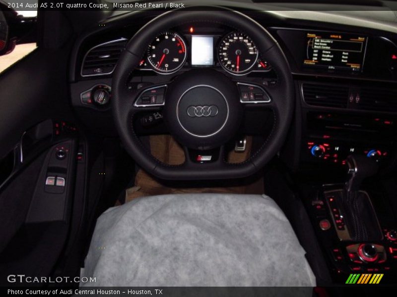 Misano Red Pearl / Black 2014 Audi A5 2.0T quattro Coupe