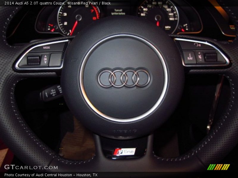 Misano Red Pearl / Black 2014 Audi A5 2.0T quattro Coupe