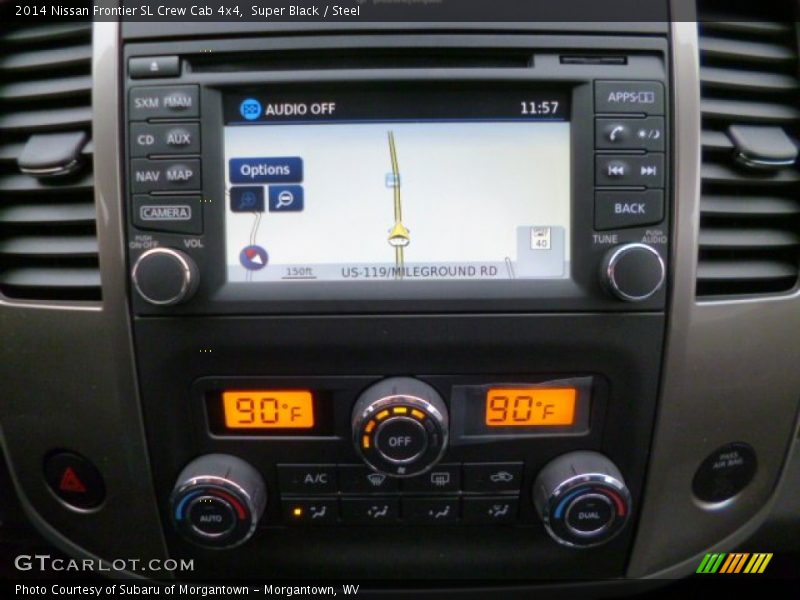Super Black / Steel 2014 Nissan Frontier SL Crew Cab 4x4