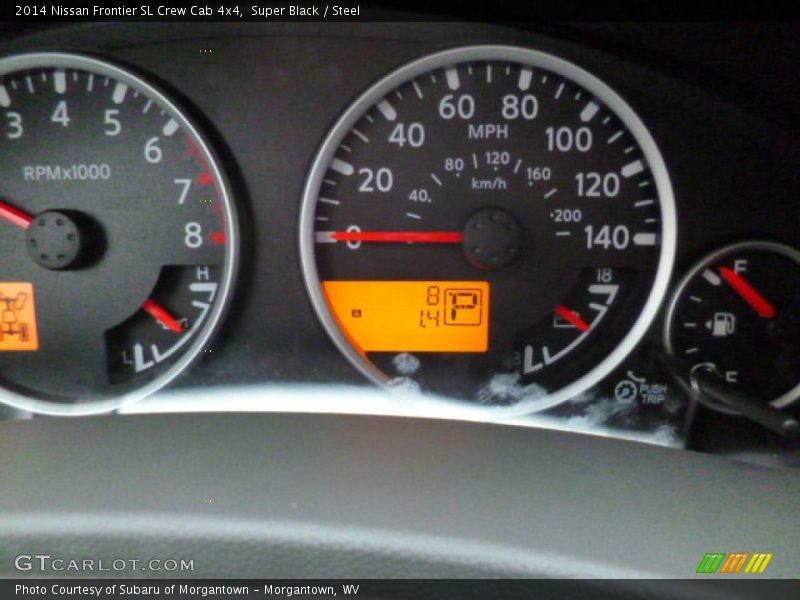 Super Black / Steel 2014 Nissan Frontier SL Crew Cab 4x4