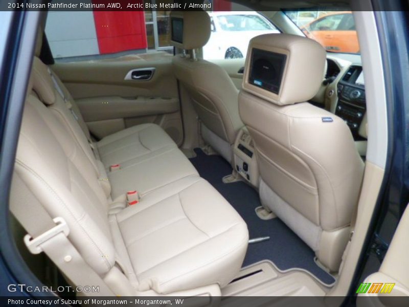 Arctic Blue Metallic / Almond 2014 Nissan Pathfinder Platinum AWD