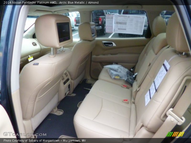 Arctic Blue Metallic / Almond 2014 Nissan Pathfinder Platinum AWD