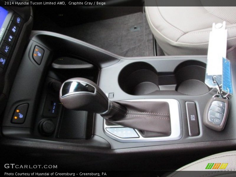 Graphite Gray / Beige 2014 Hyundai Tucson Limited AWD