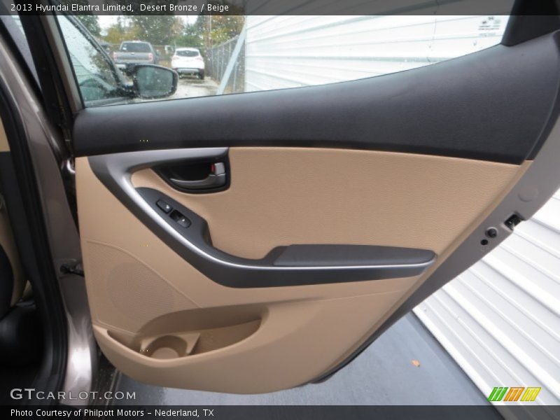 Desert Bronze / Beige 2013 Hyundai Elantra Limited