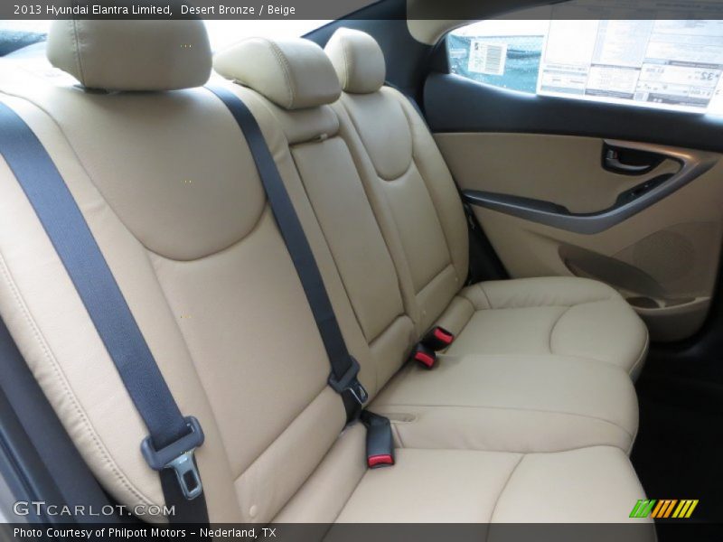 Desert Bronze / Beige 2013 Hyundai Elantra Limited