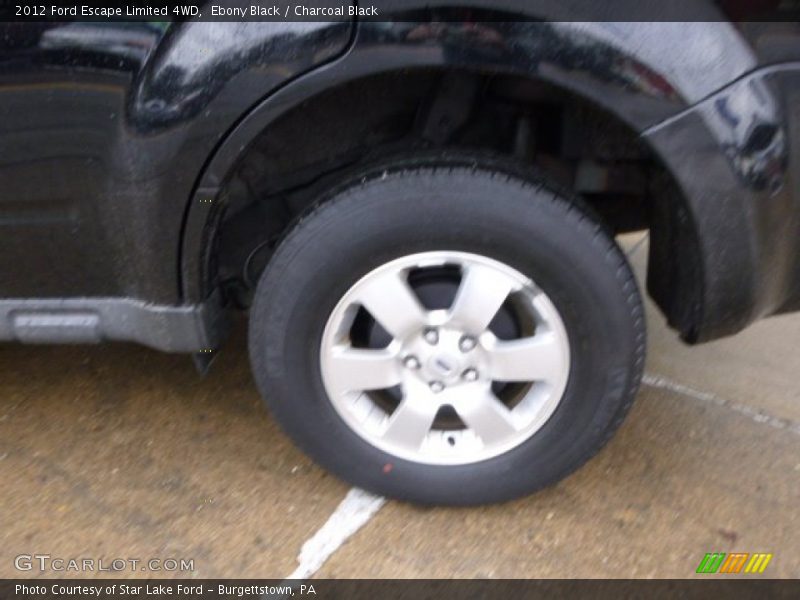Ebony Black / Charcoal Black 2012 Ford Escape Limited 4WD