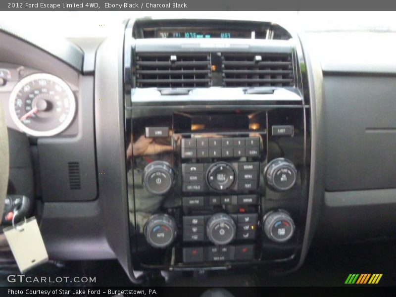 Ebony Black / Charcoal Black 2012 Ford Escape Limited 4WD