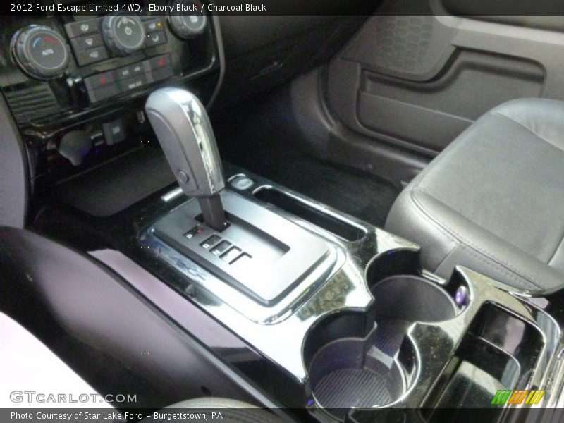 Ebony Black / Charcoal Black 2012 Ford Escape Limited 4WD