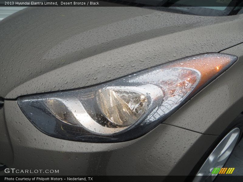 Desert Bronze / Black 2013 Hyundai Elantra Limited