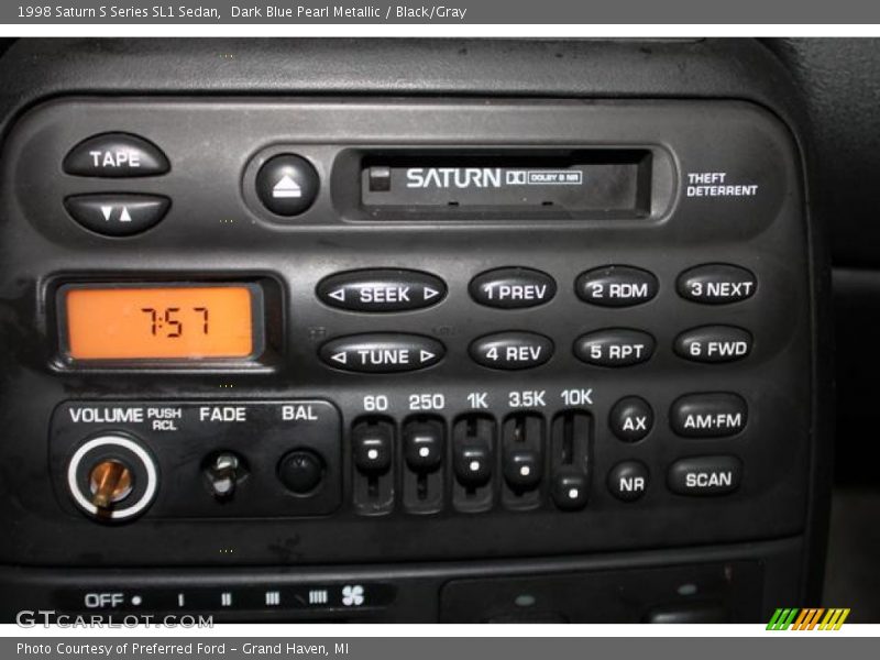 Audio System of 1998 S Series SL1 Sedan