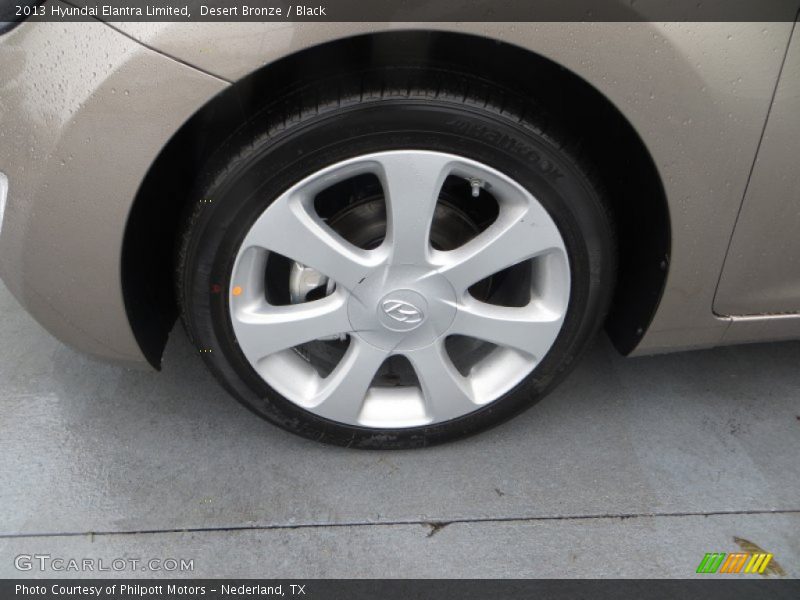 Desert Bronze / Black 2013 Hyundai Elantra Limited