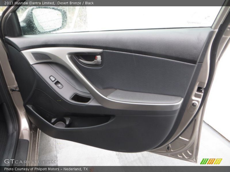 Desert Bronze / Black 2013 Hyundai Elantra Limited