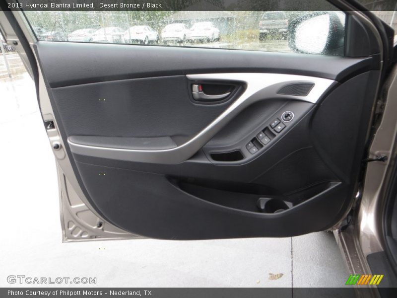 Desert Bronze / Black 2013 Hyundai Elantra Limited