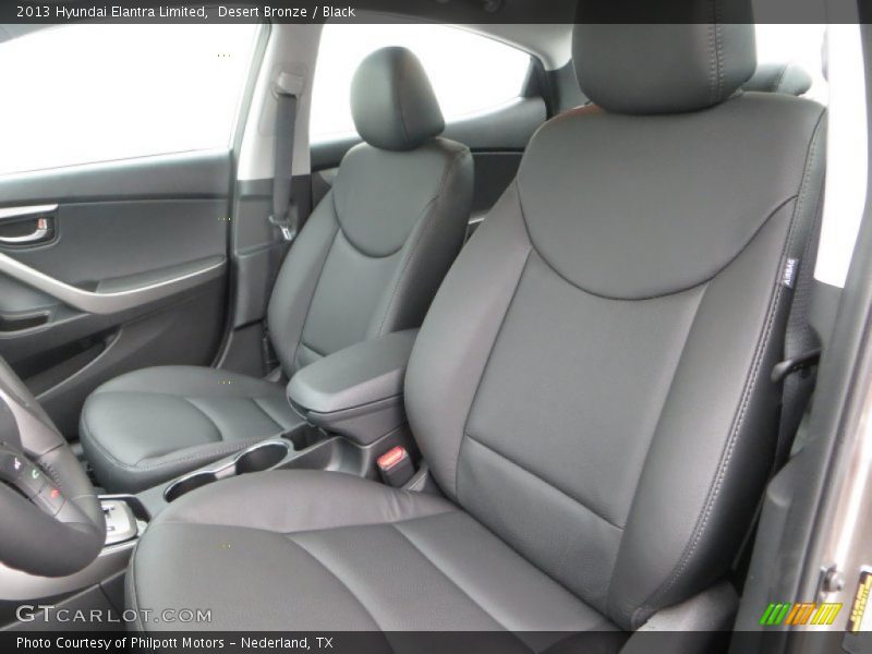 Desert Bronze / Black 2013 Hyundai Elantra Limited