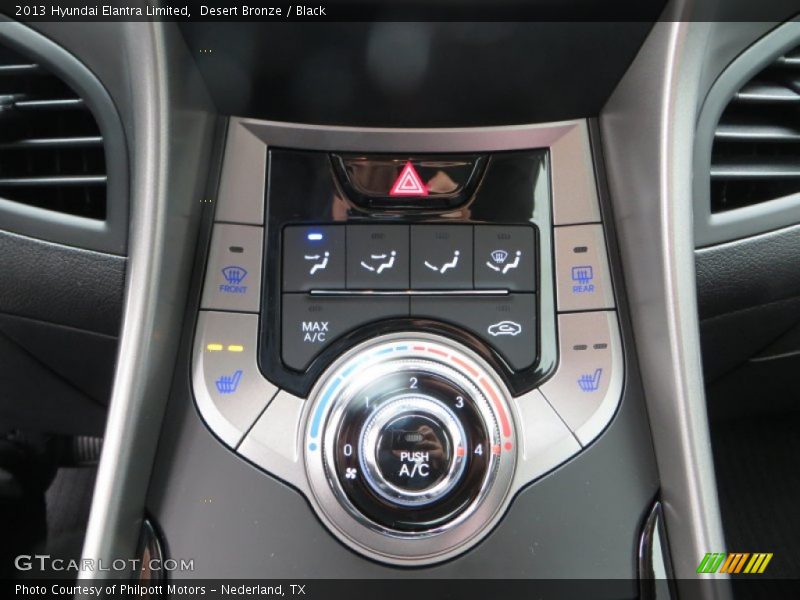 Desert Bronze / Black 2013 Hyundai Elantra Limited
