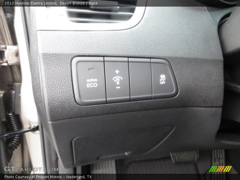Desert Bronze / Black 2013 Hyundai Elantra Limited