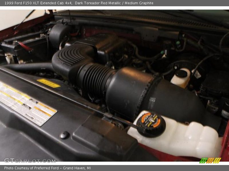 Dark Toreador Red Metallic / Medium Graphite 1999 Ford F150 XLT Extended Cab 4x4