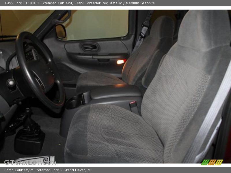 Dark Toreador Red Metallic / Medium Graphite 1999 Ford F150 XLT Extended Cab 4x4