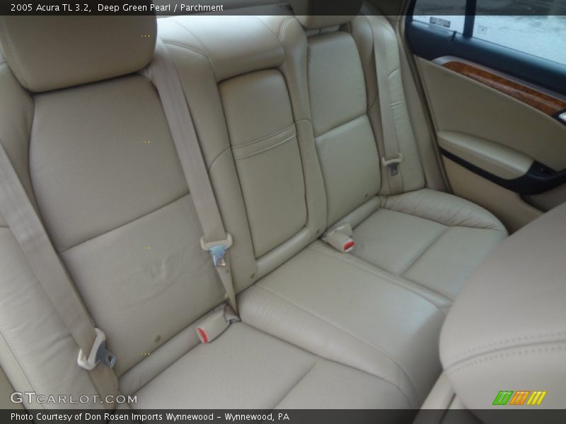 Deep Green Pearl / Parchment 2005 Acura TL 3.2