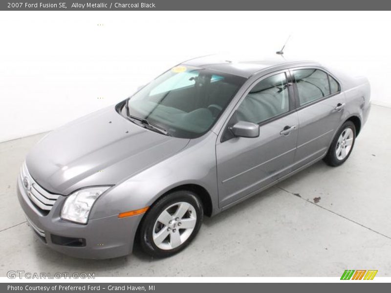 Alloy Metallic / Charcoal Black 2007 Ford Fusion SE
