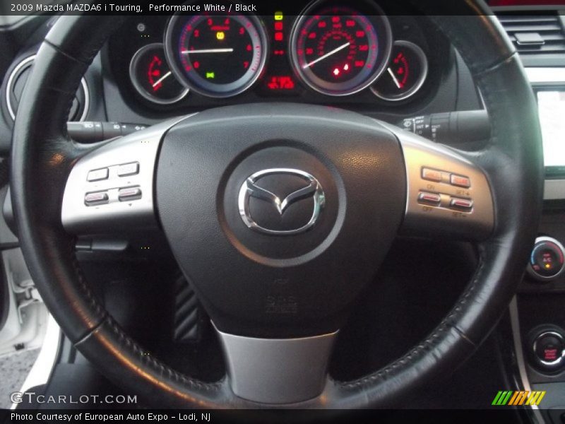 Performance White / Black 2009 Mazda MAZDA6 i Touring